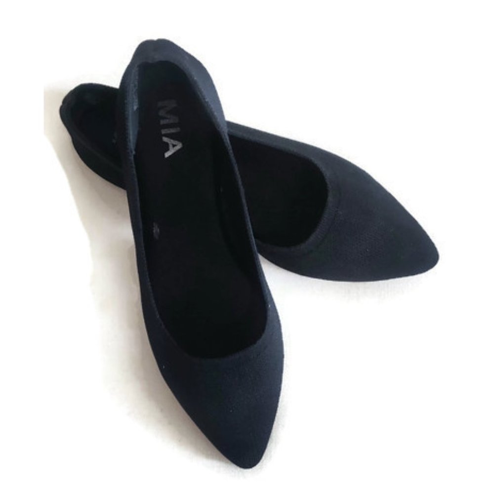 MIA flats black (Rothy's dupe)